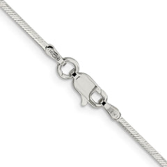 Sterling Silver 1.5mm Octagonal Snake Chain