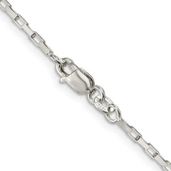 Sterling Silver 1.65mm Elongated Box Chain