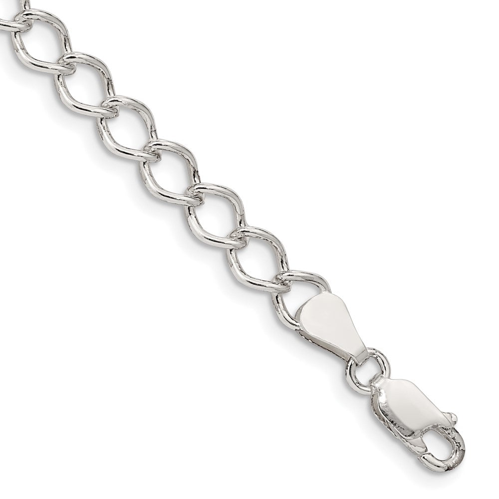 Sterling Silver 5.75mm Fancy Curb Chain