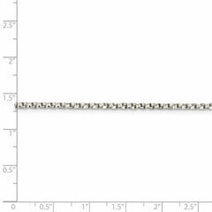 Sterling Silver 2.25mm Twisted Box Chain