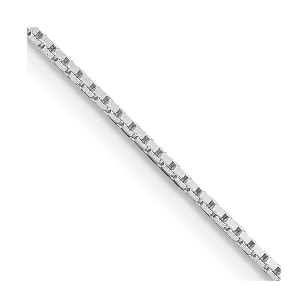 Sterling Silver .6mm 4 Sided Diamond-cut Mirror Box Chain