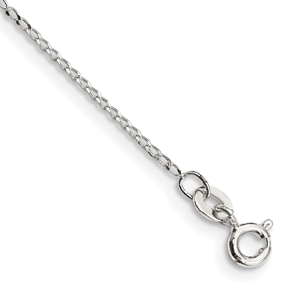 Sterling Silver 1mm Open Link Curb Chain