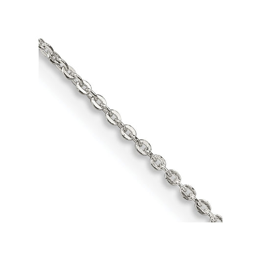 Sterling Silver .90mm Flat Cable Chain