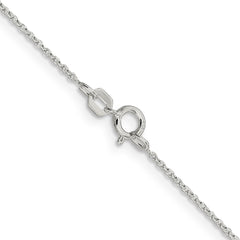 Sterling Silver .95mm Diamond-cut Cable Chain