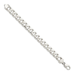 Sterling Silver 11.0mm Domed Curb Chain