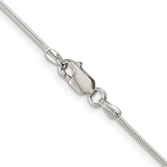 Sterling Silver 1mm Round Snake Chain