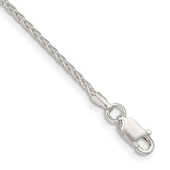 Sterling Silver 1.70mm Diamond-cut Round Spiga Chain