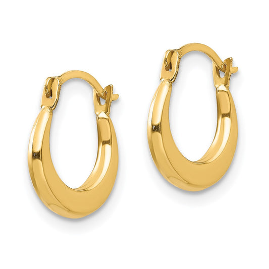 14K Yellow Gold Madi K Small Hoop Earrings