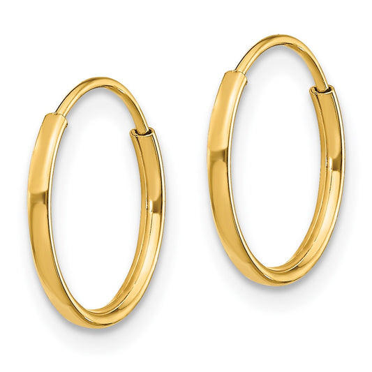 14K Yellow Gold Madi K Endless Hoop Earrings