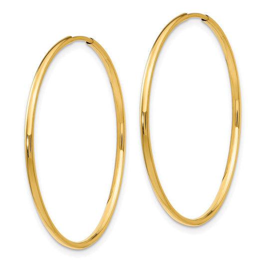 14K Yellow Gold Madi K Endless Hoop Earrings