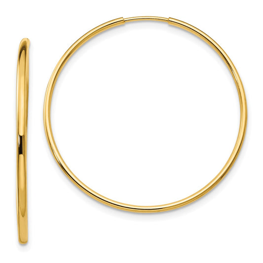 14K Yellow Gold Madi K Endless Hoop Earrings