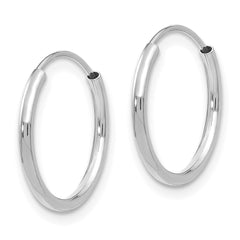 14K White Gold Madi K Endless Hoop Earrings