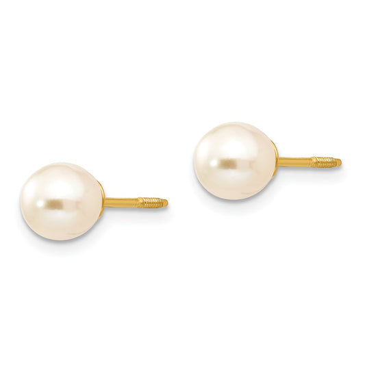 14K Yellow Gold Madi K Reversible FWC Pearl & Bead Earrings