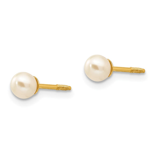 14K Yellow Gold Madi K FWC Pearl Earrings