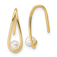 14K Yellow Gold Madi K FWC Pearl Teardrop Earrings