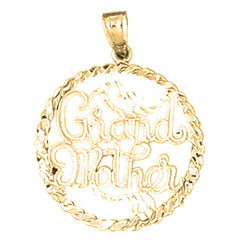 Yellow Gold-plated Silver Grand Mother Pendant