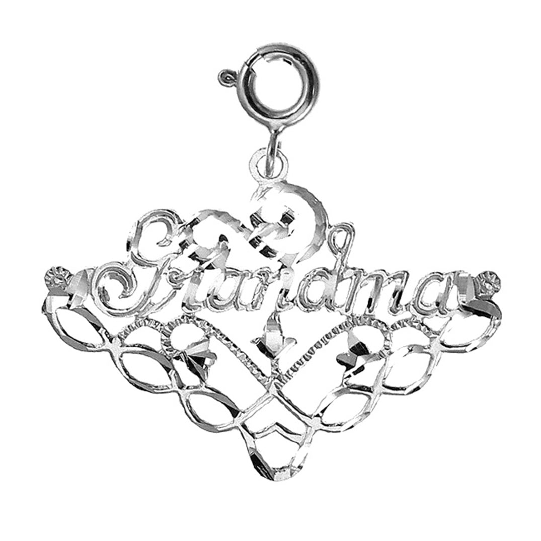 Sterling Silver Grandma Pendant