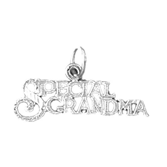 Sterling Silver Special Grandma Pendant