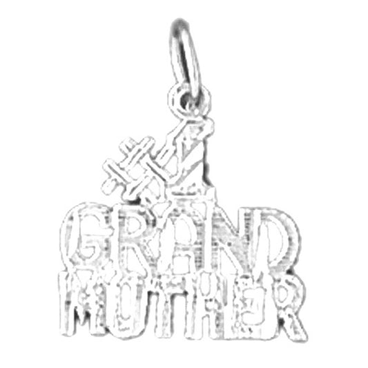 Sterling Silver #1 Grand Mother Pendant