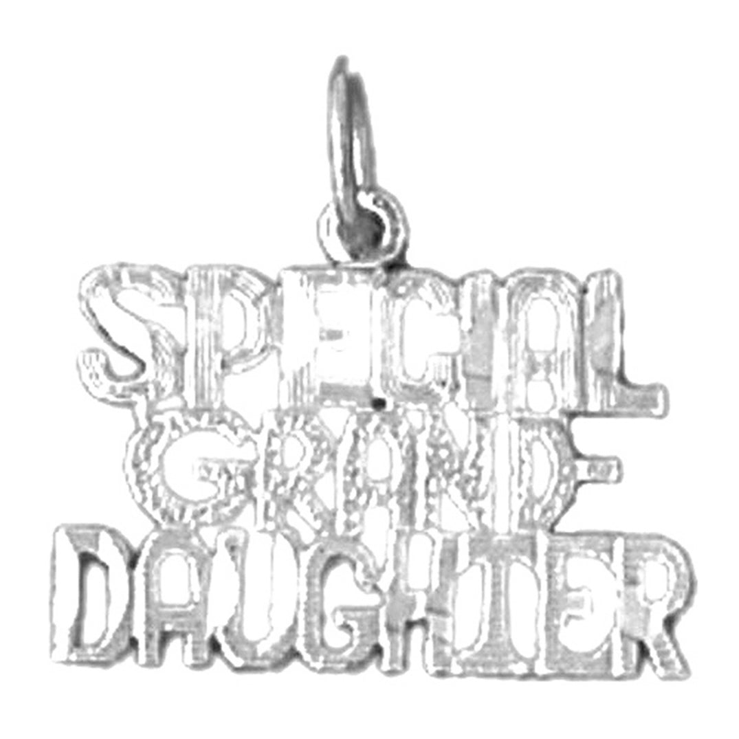 Sterling Silver Special Grand-Daughter Pendant