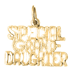 Yellow Gold-plated Silver Special Grand-Daughter Pendant