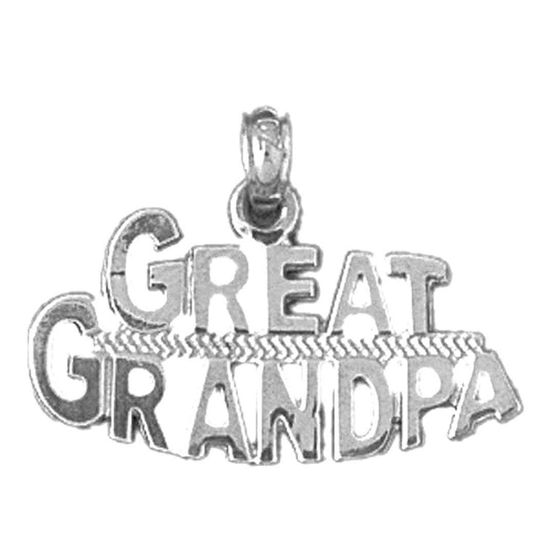 Sterling Silver Great Grandpa Pendant