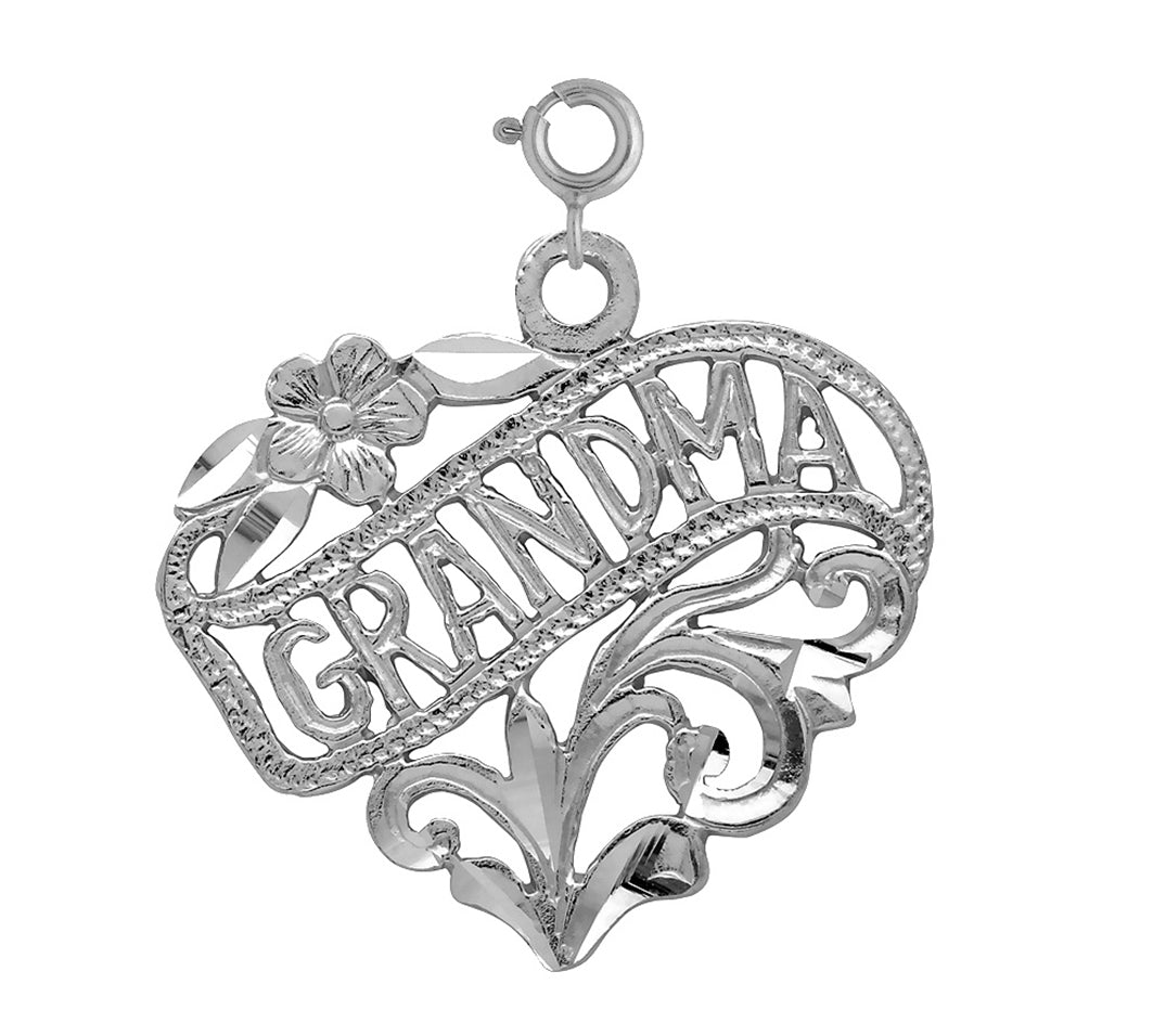 Sterling Silver Grandma Pendant