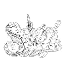 Sterling Silver Special Wife Pendant