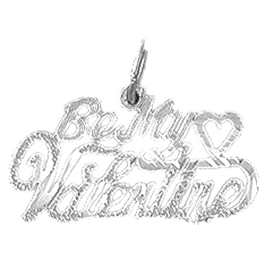 Sterling Silver Be My Valentine Pendant