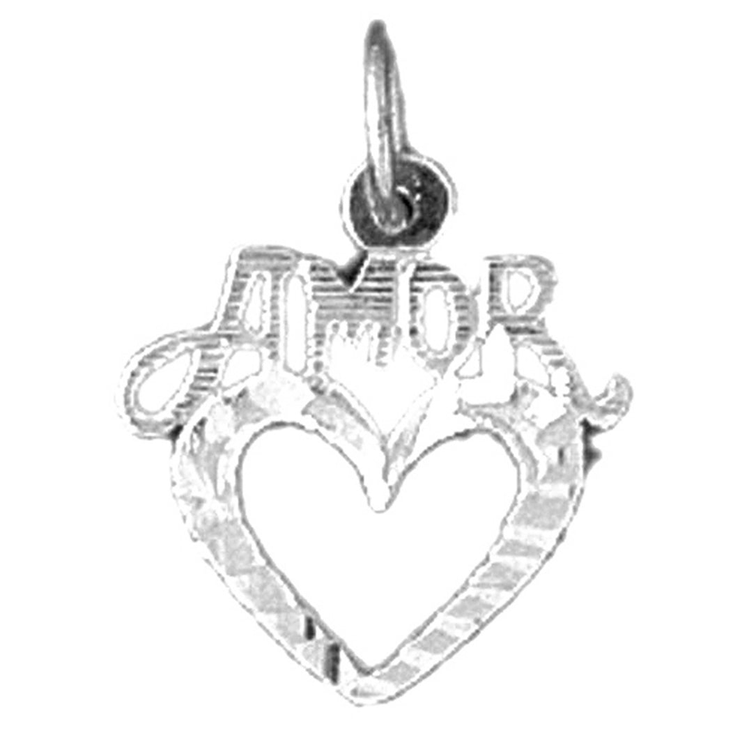 Sterling Silver Amor Pendant