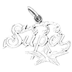 Sterling Silver Super Pendant
