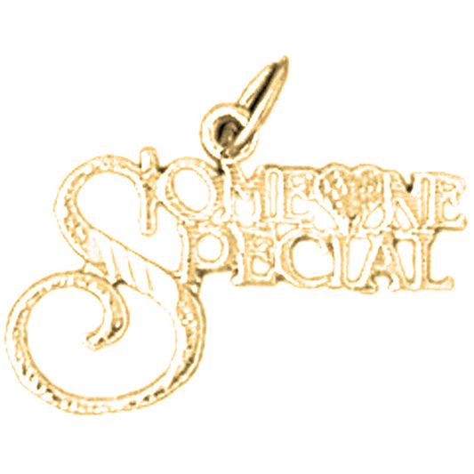 Yellow Gold-plated Silver Someone Special Pendant