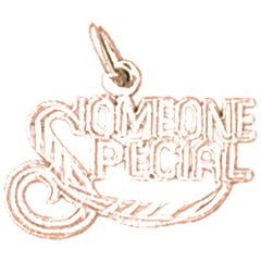 14K or 18K Gold Someone Special Pendant
