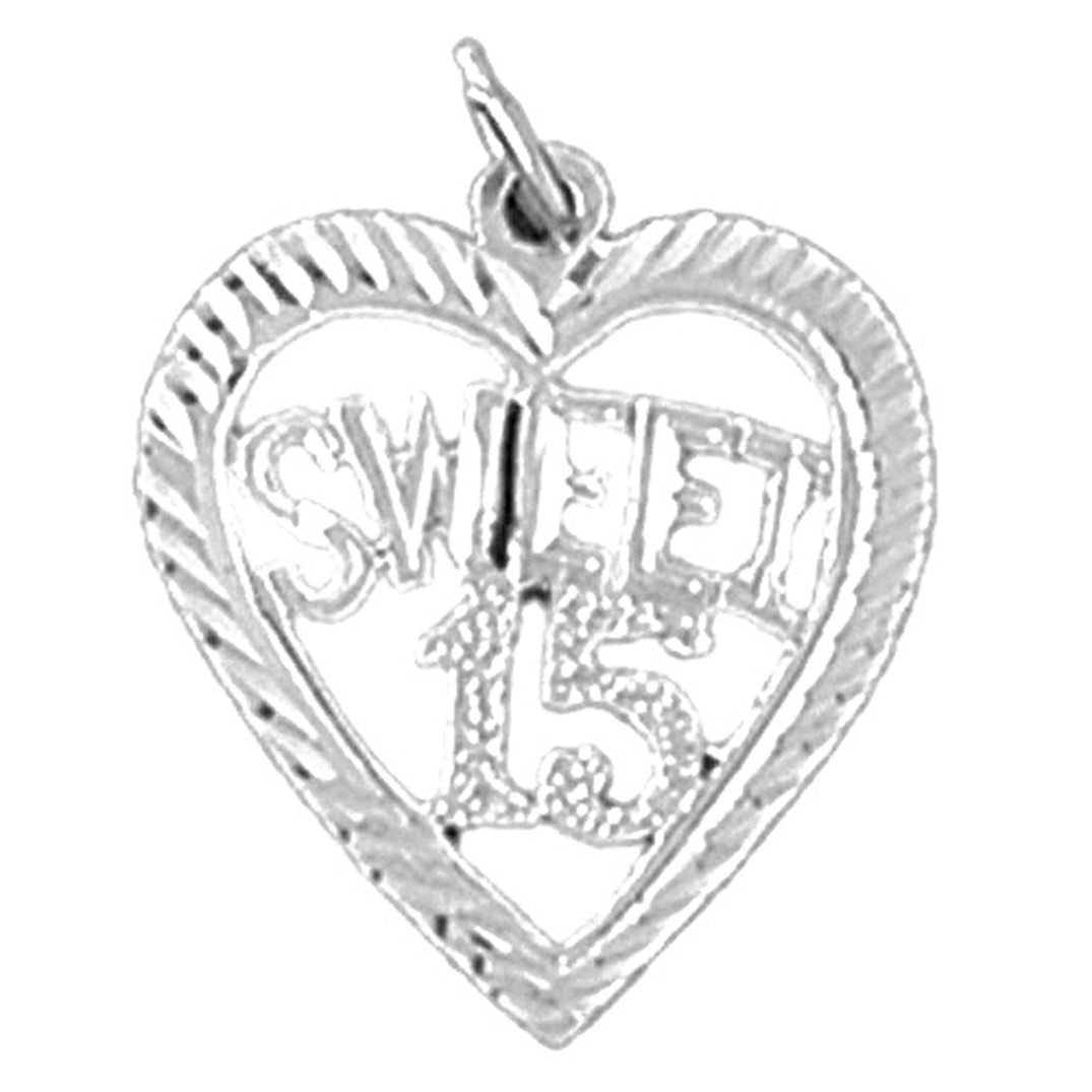 Sterling Silver Sweet 15 Pendant