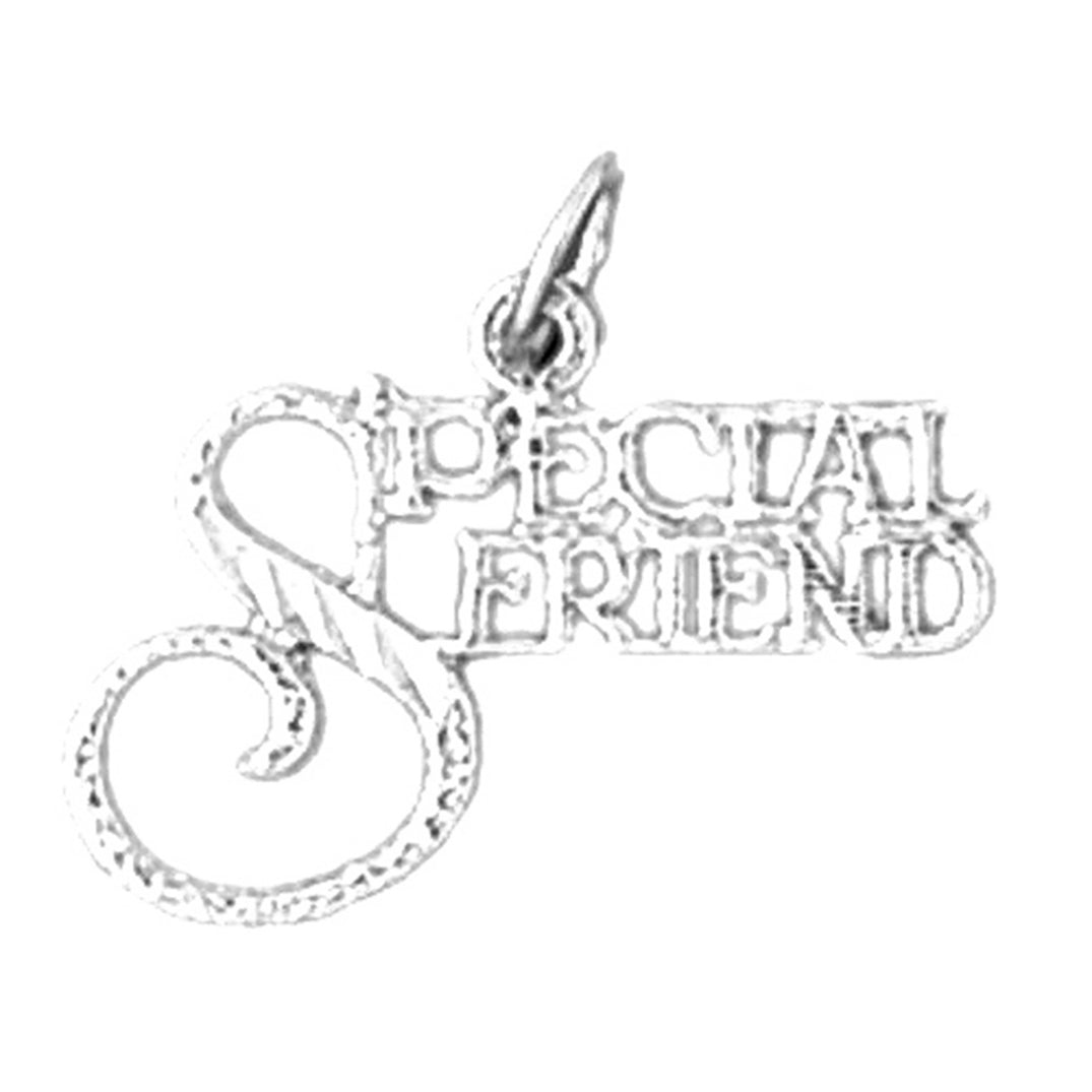 Sterling Silver Special Friend Pendant