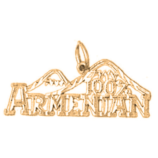 Yellow Gold-plated Silver 100% Armenian Pendant