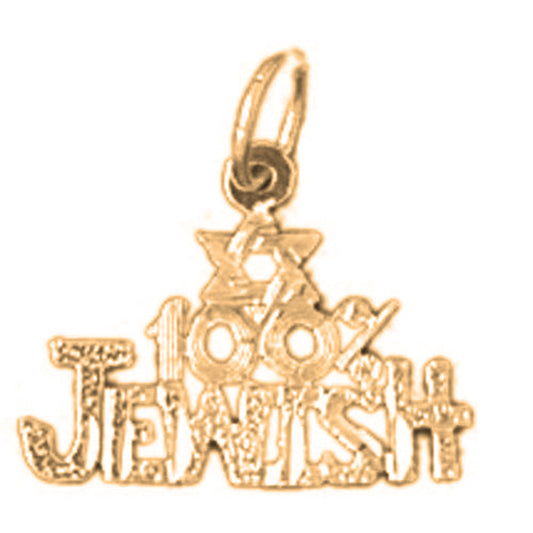 Yellow Gold-plated Silver 100% Jeweish Pendant