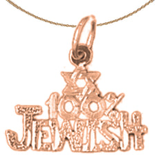 14K or 18K Gold 100% Jewish Pendant