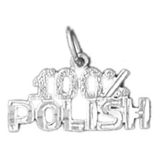 Sterling Silver 100% Polish Pendant