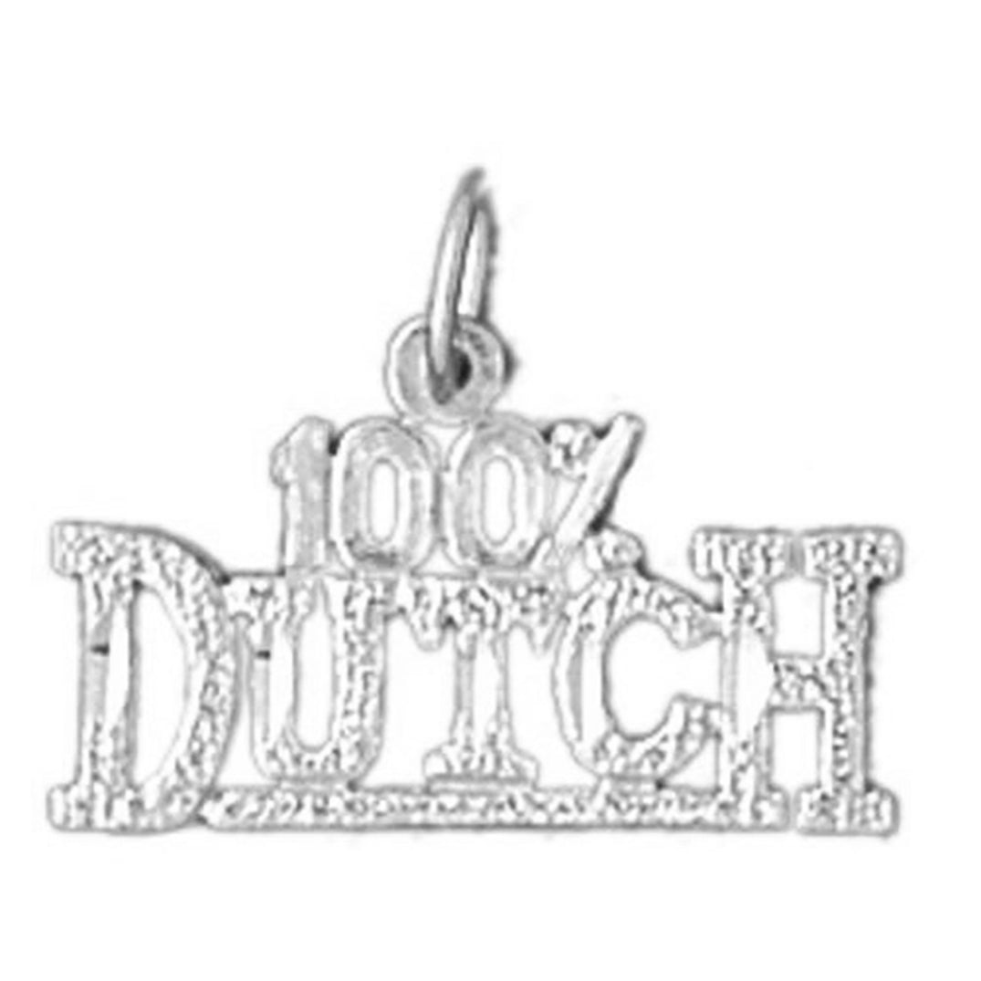 Sterling Silver 100% Dutch Pendant