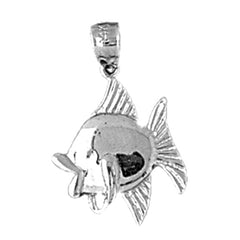 Sterling Silver Fish Pendant