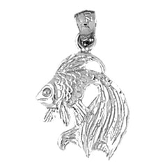 Sterling Silver Angelfish Pendant