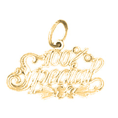 Yellow Gold-plated Silver 100% Special Saying Pendant