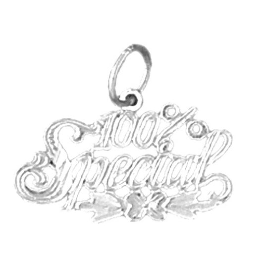 Sterling Silver Saying Pendant