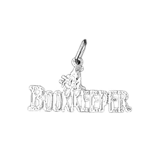 Sterling Silver Book Keeper Pendant