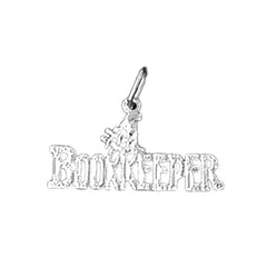 Sterling Silver Book Keeper Pendant