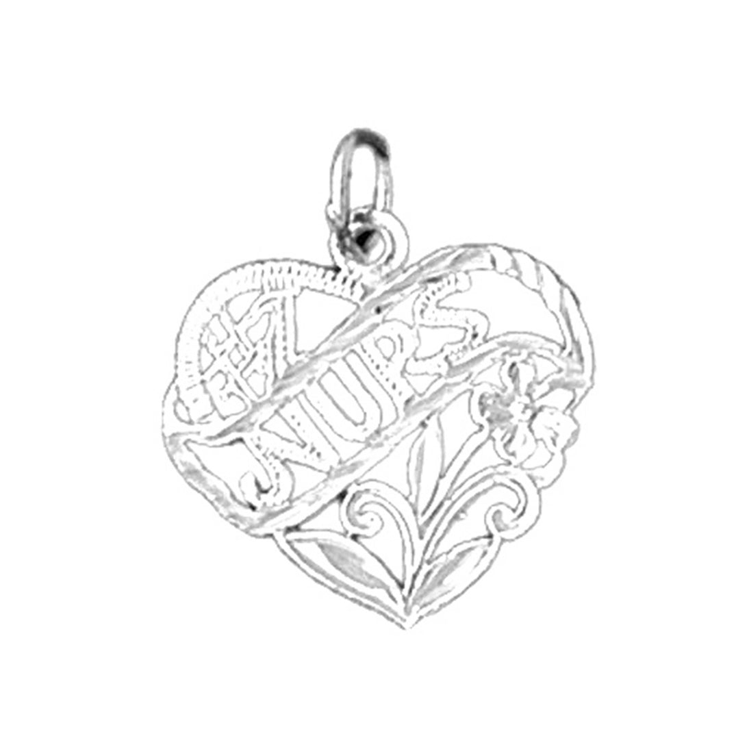 Sterling Silver #1 Nurse Pendant