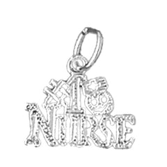 Sterling Silver #1 Nurse Pendant