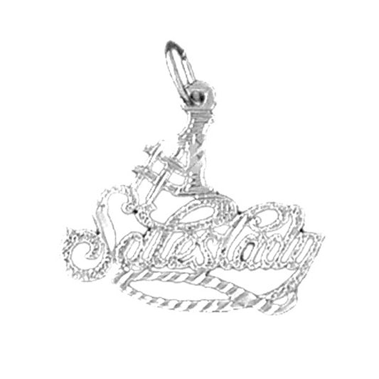 Sterling Silver #1 Sales Lady Pendant