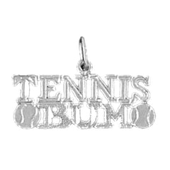 Sterling Silver Tennis Bum Pendant